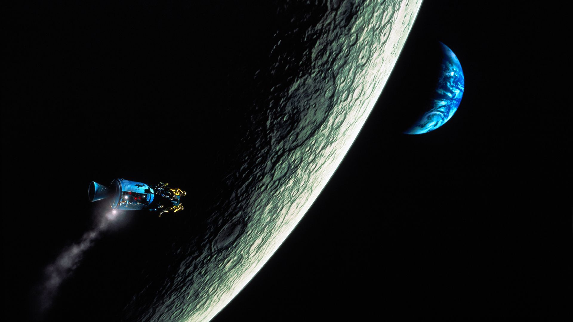 Apollo Sci Fi Nasa Spaceship Moon Wallpaper
