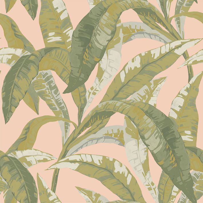 Banana Leaf Peel Stick Wallpaper O