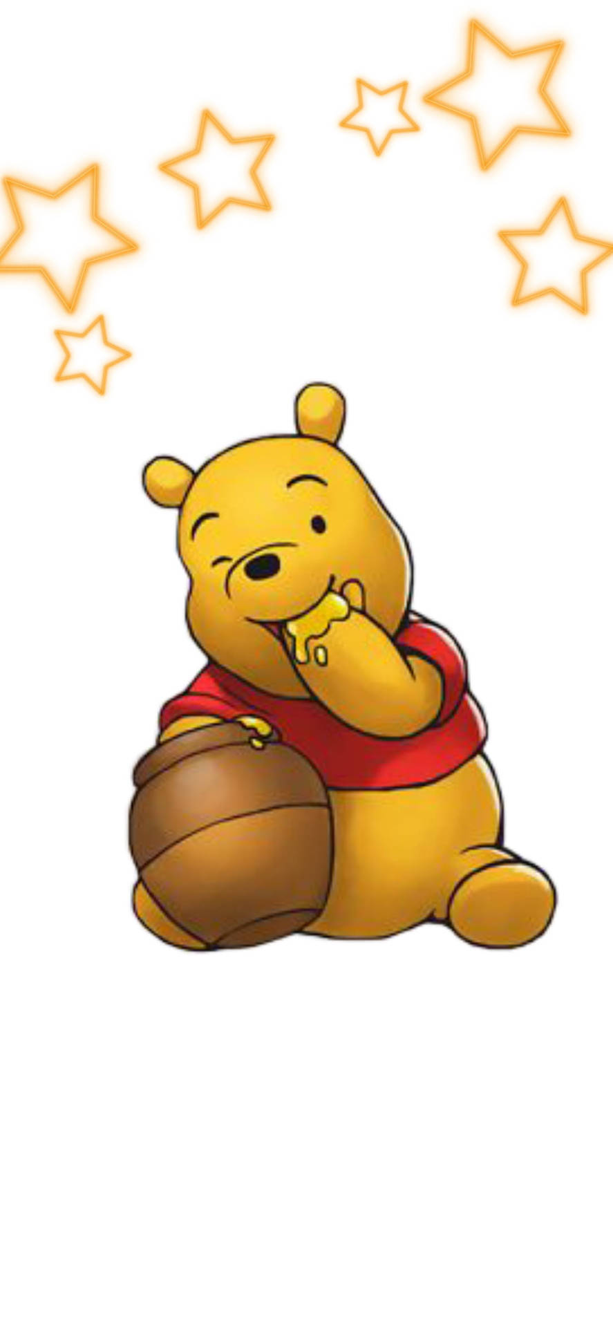 Cute Winnie The Pooh iPhone Wallpaper