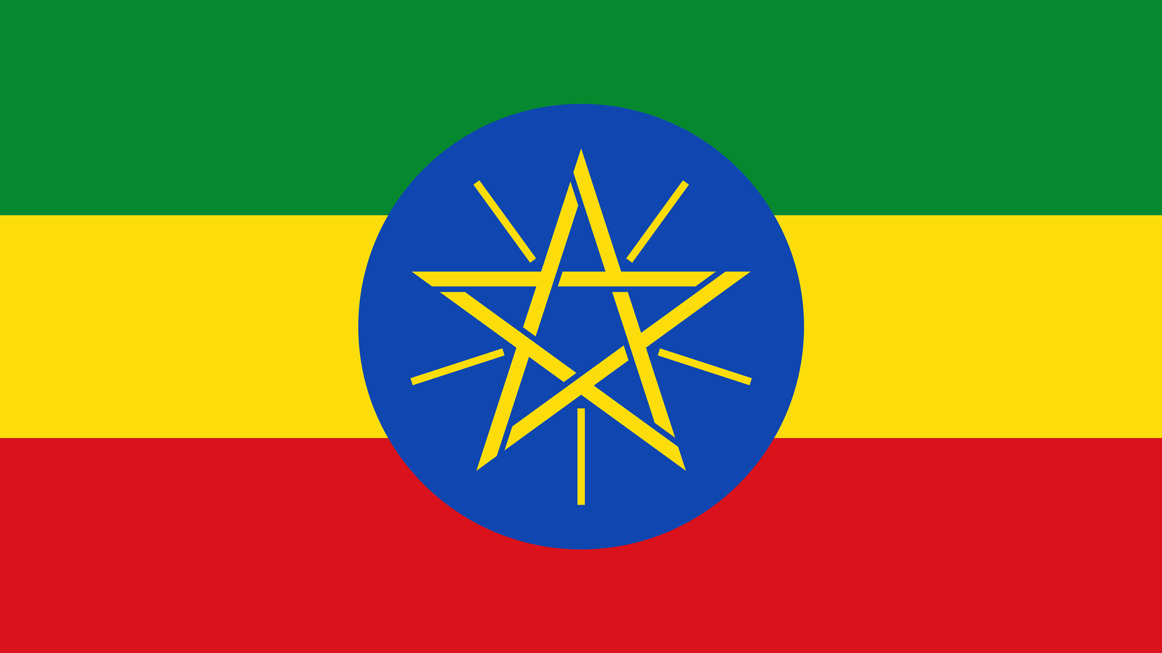 Ethiopia Flag UHD 4k Wallpaper