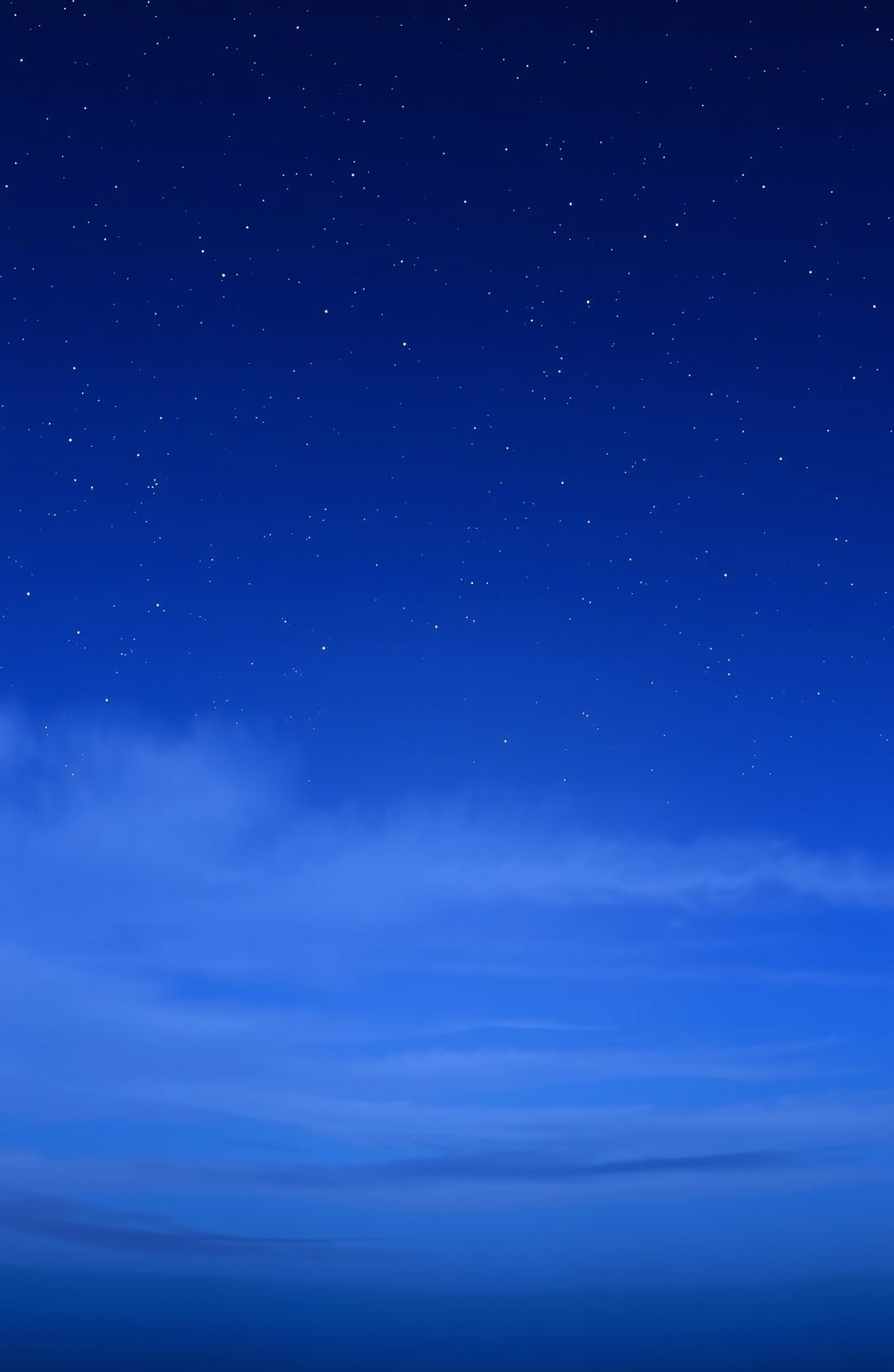 Blue Night Sky Wallpaper