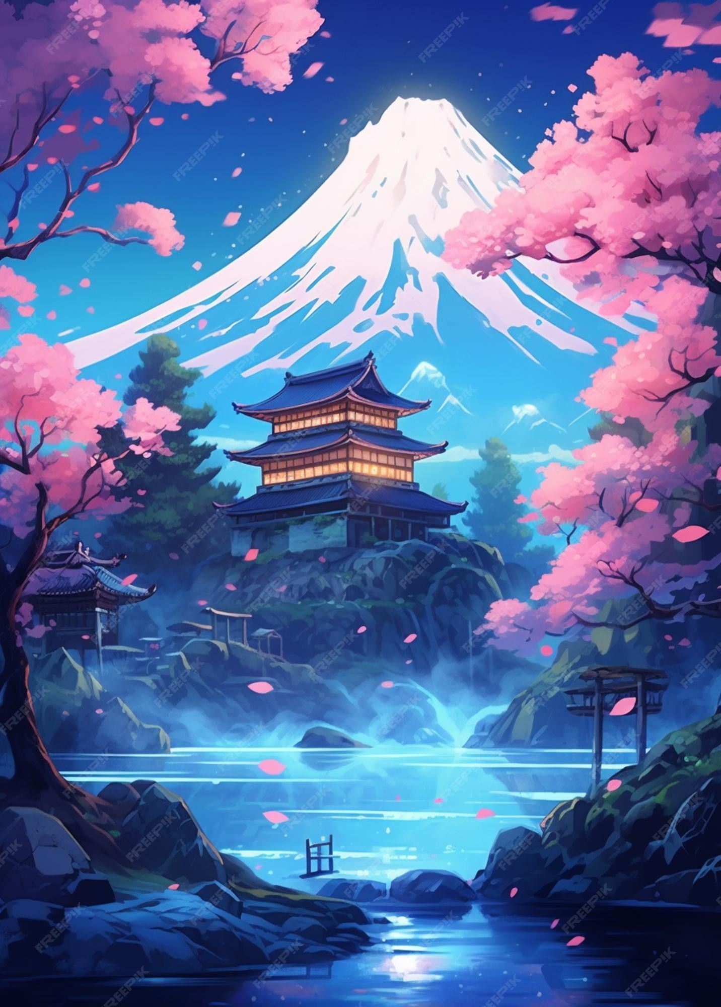 Japan Anime Background Image By Sad Wallpaper