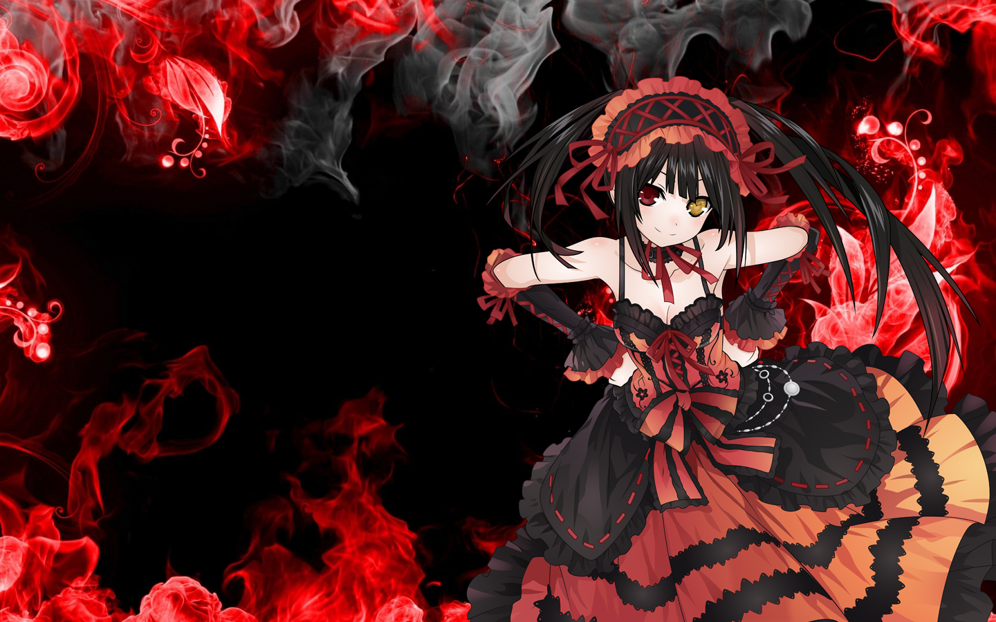 Kurumi Tokisaki Abstract Wallpaper And Background Image