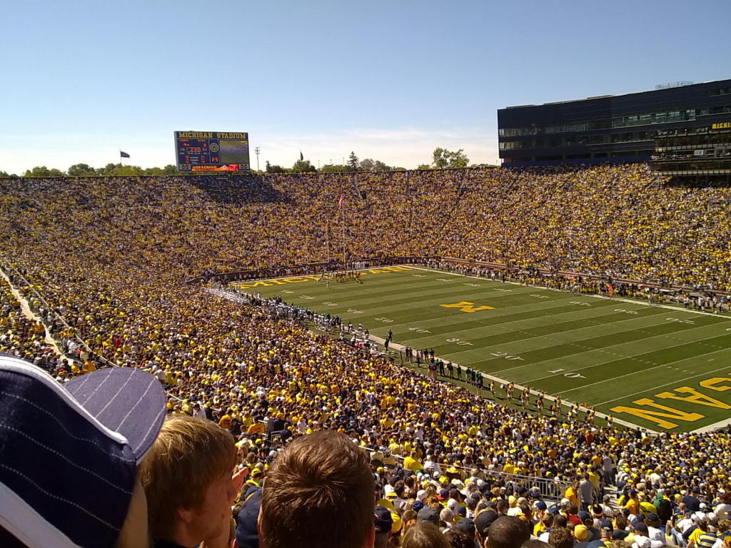 Michigan Football Stadium Wallpaper Waiting For