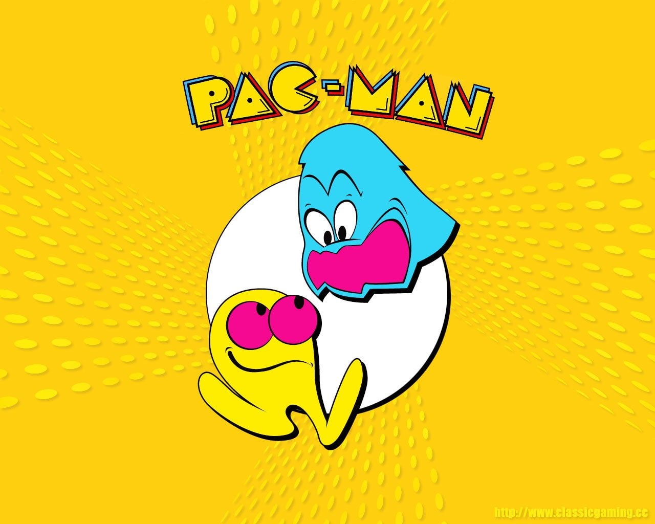 Pac Man Illustration 720p Wallpaper