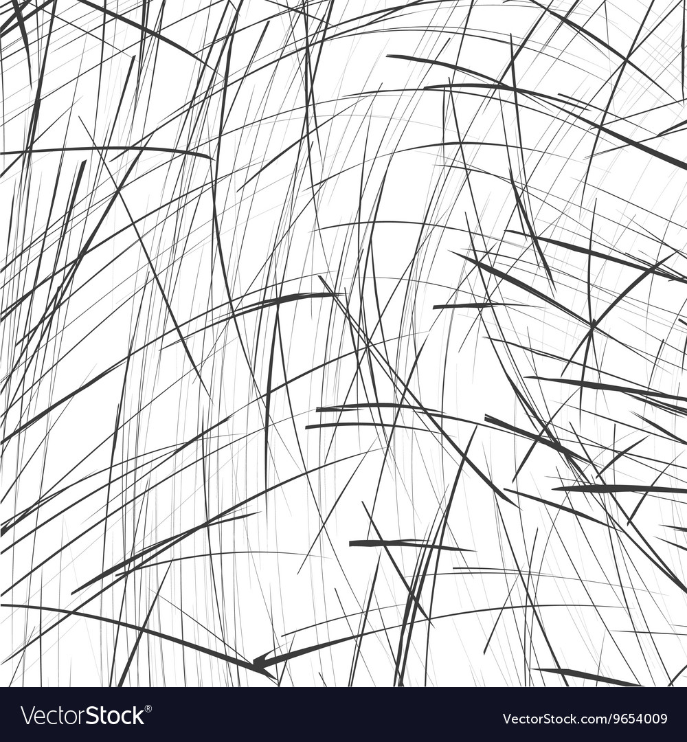 Abstract Black And White Pencil Sketch Background Vector Image