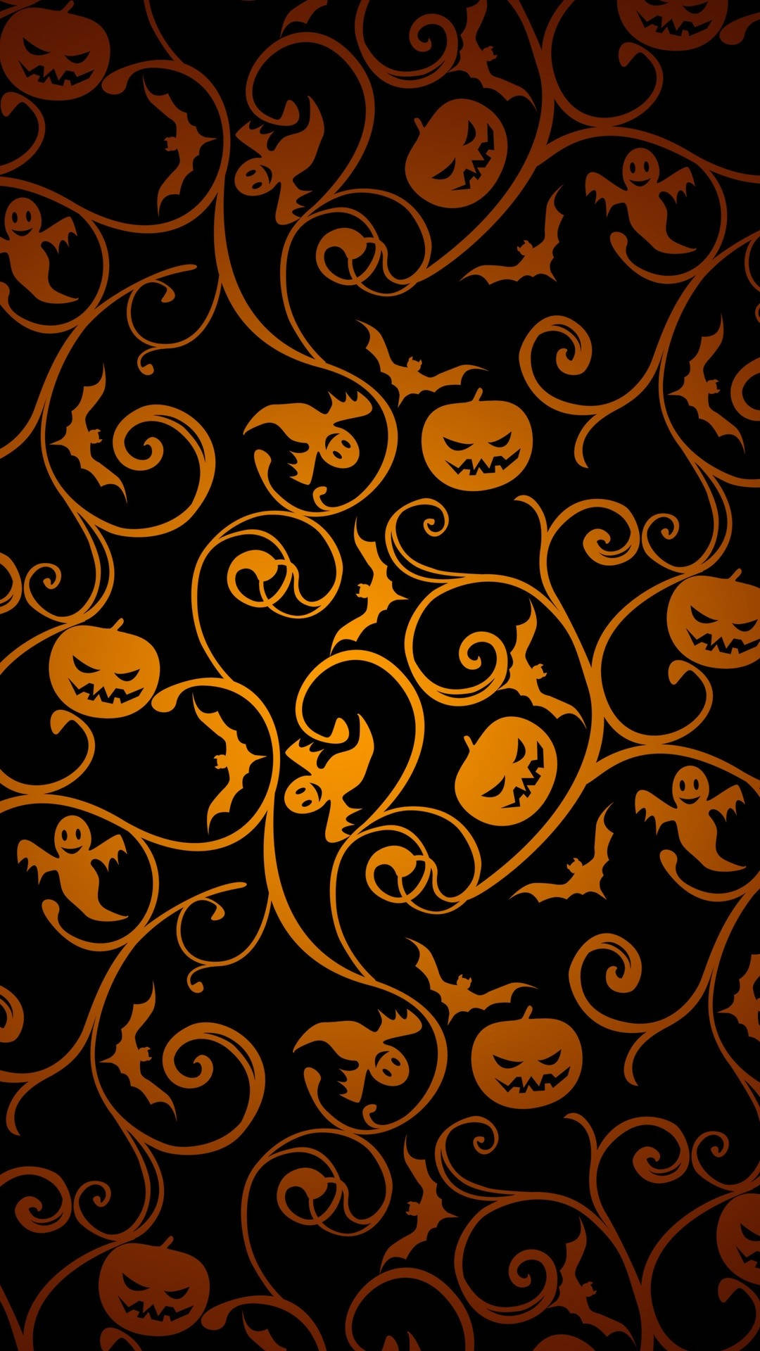 Cute Halloween Background For iPhone Wallpaper