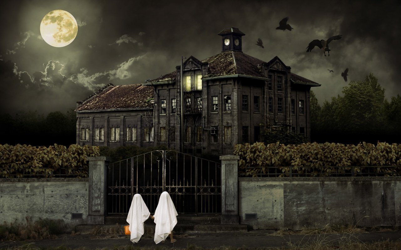 Halloween Scary House Wallpapers HD Wallpapers 1280x800
