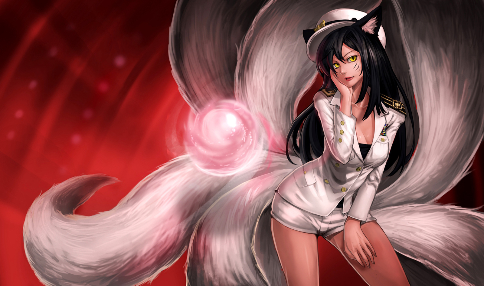 Ahri Sexy Girl Lol Hd Wallpaper