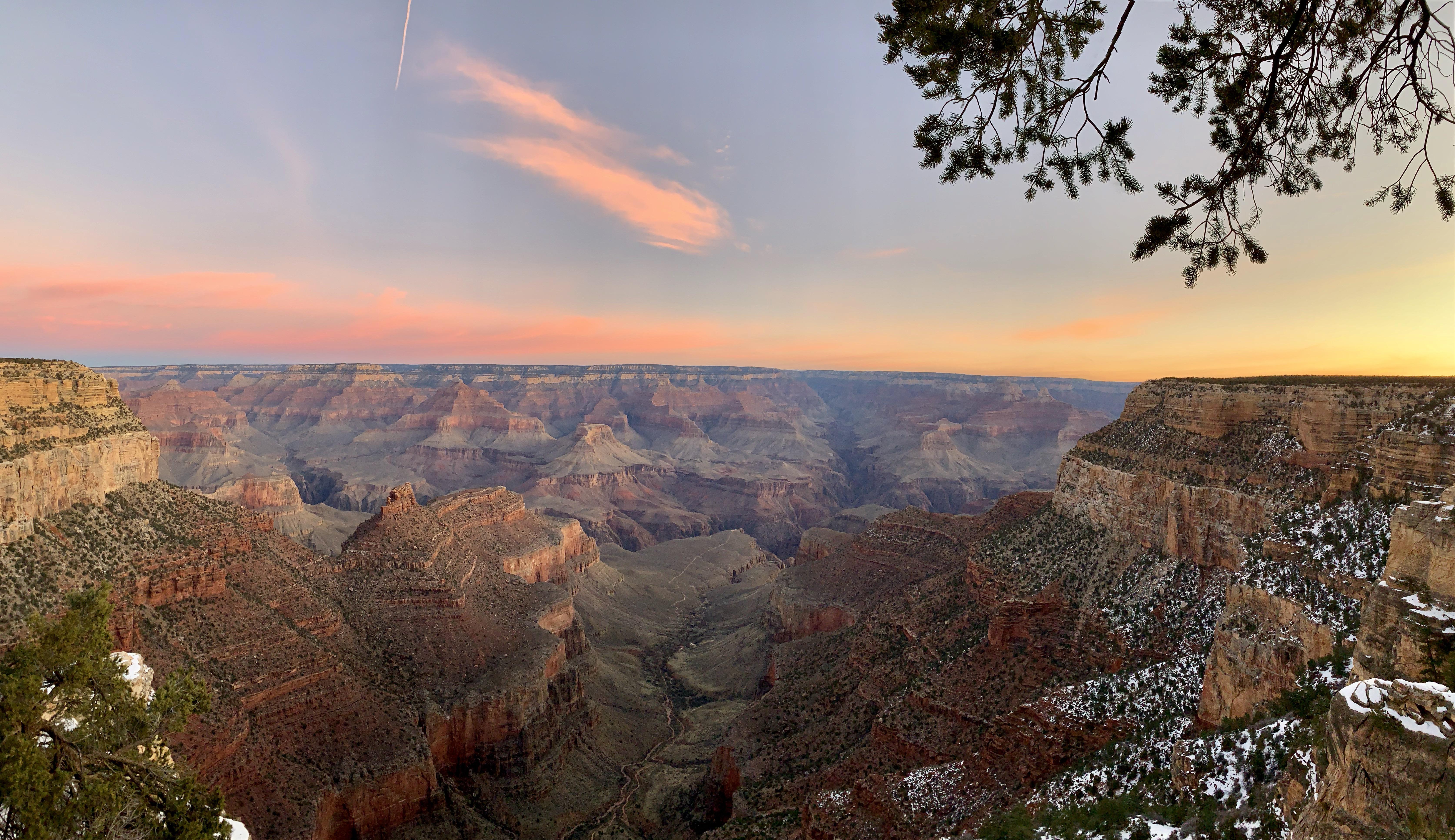 Grand Canyon At Sunrise Arizona 4k Wallpaper
