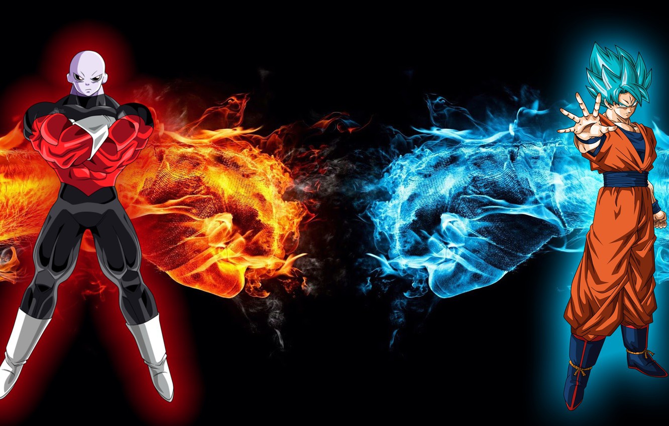 Wallpaper Fire Red Flame Ice Game Alien Blue Anime Evil