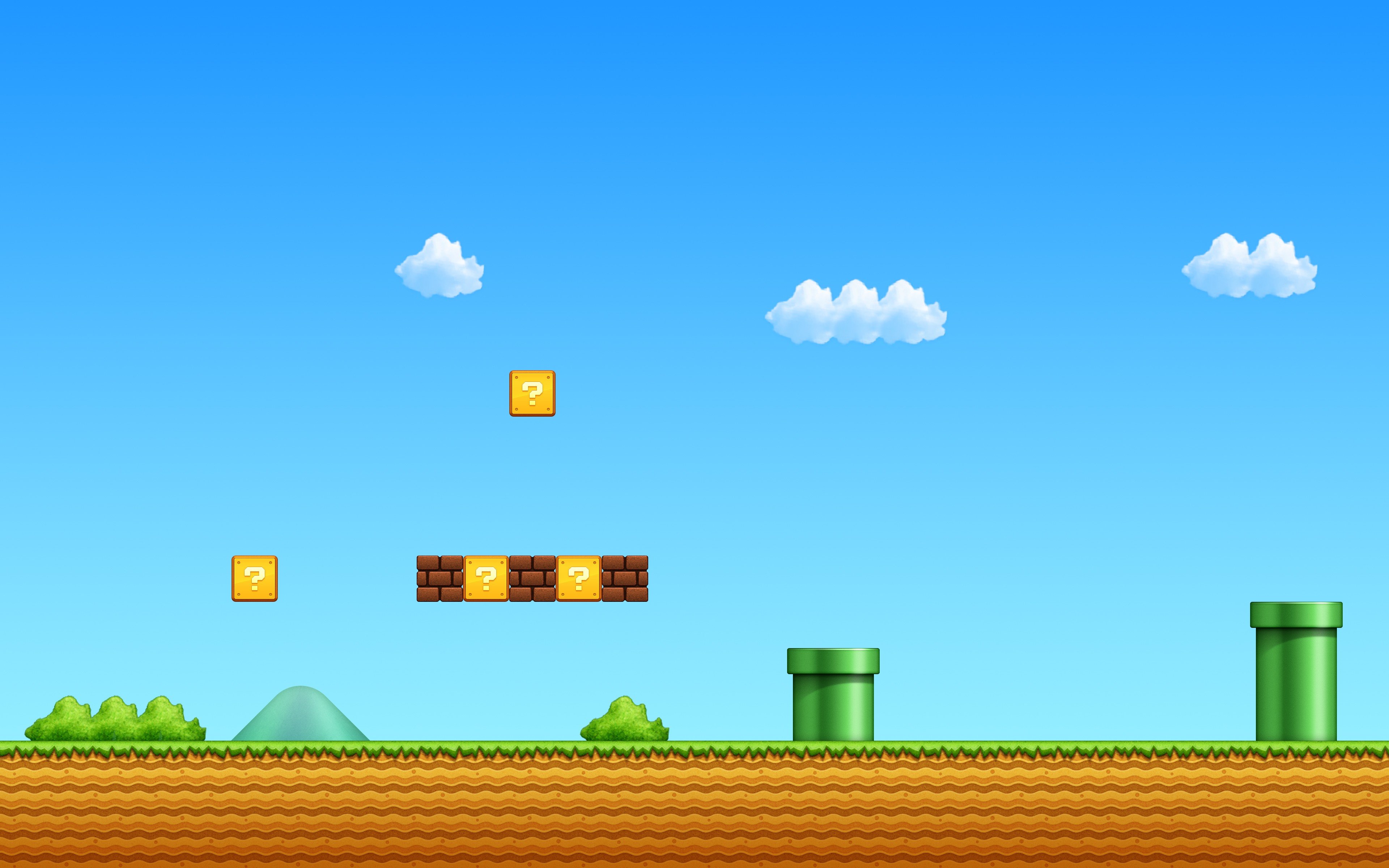 El Escenario De Mario Bros HD Imagenes Wallpaper Gratis