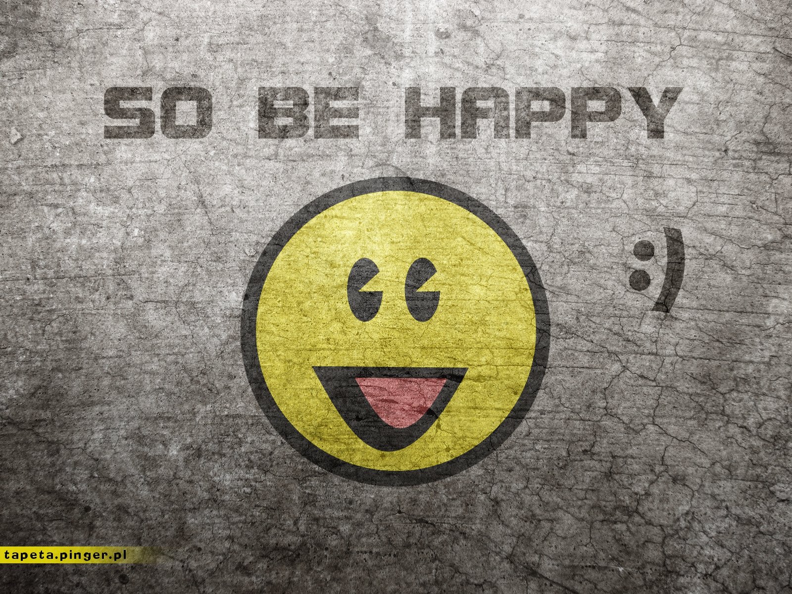 So be happy tapeta tapety wallpaper wallpapers smile umiech   Tapety