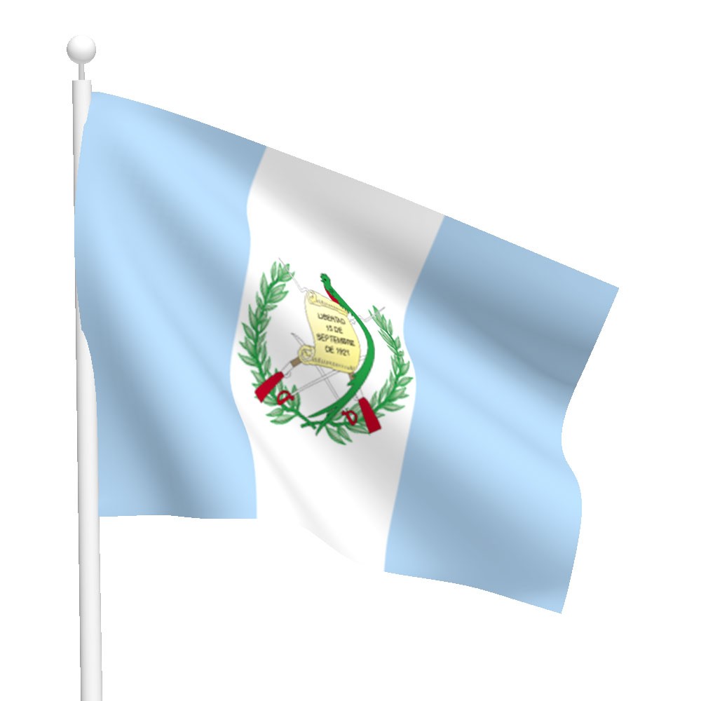 Graafix Spot Flag Of Guatemala