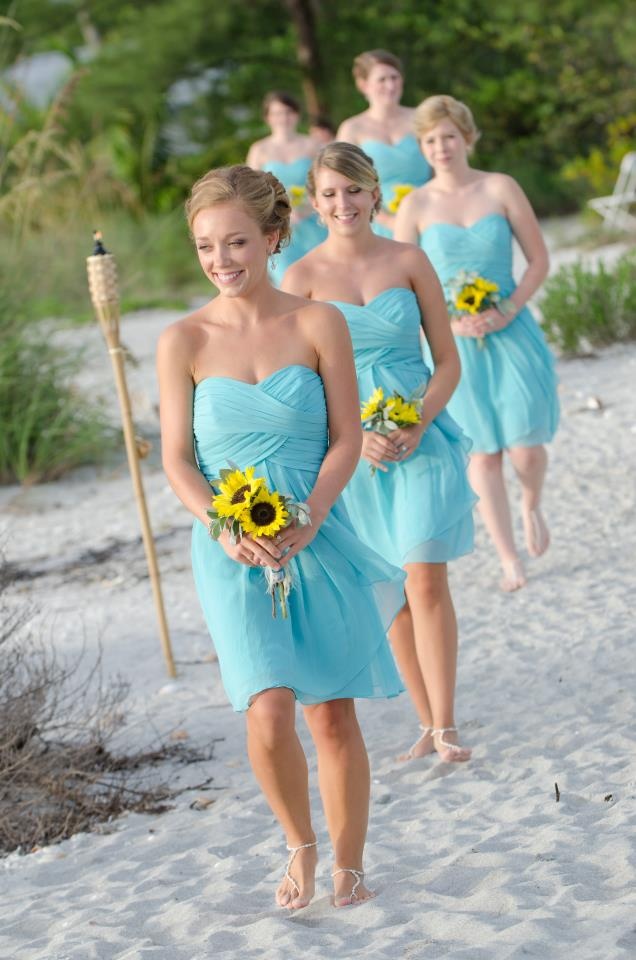 Beautiful Bridesmaids Dresses For Beach Weddings Weddingomania