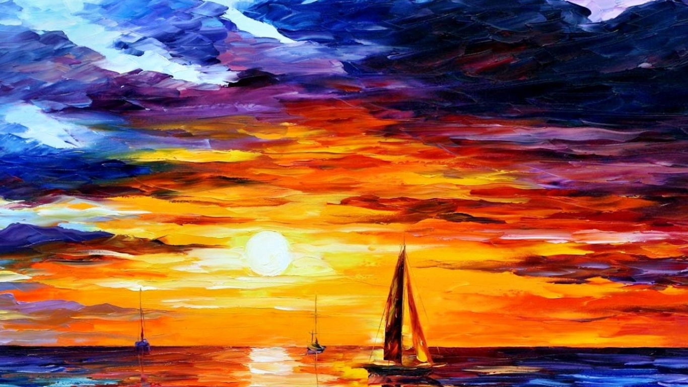 Sailboats At Sunset Wallpaper And Image Pictures
