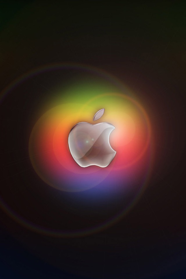 Halo Apple Logo iPhone 4s Wallpaper iPad