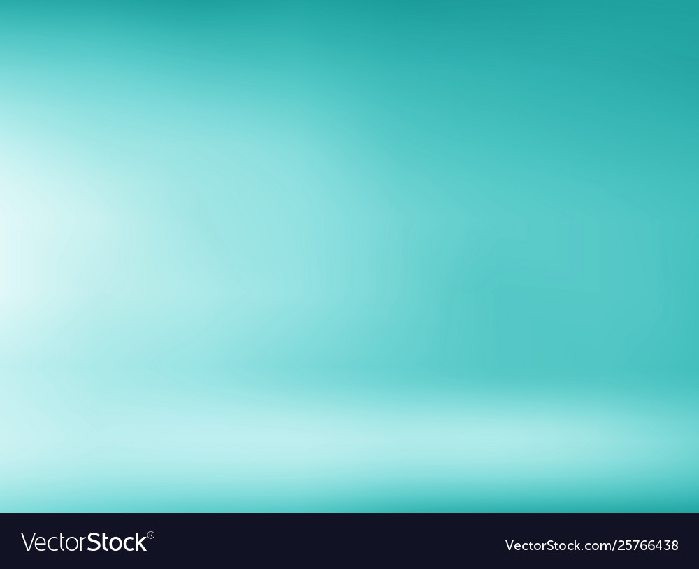 Studio Room Green Mint Background With Soft Vector Image