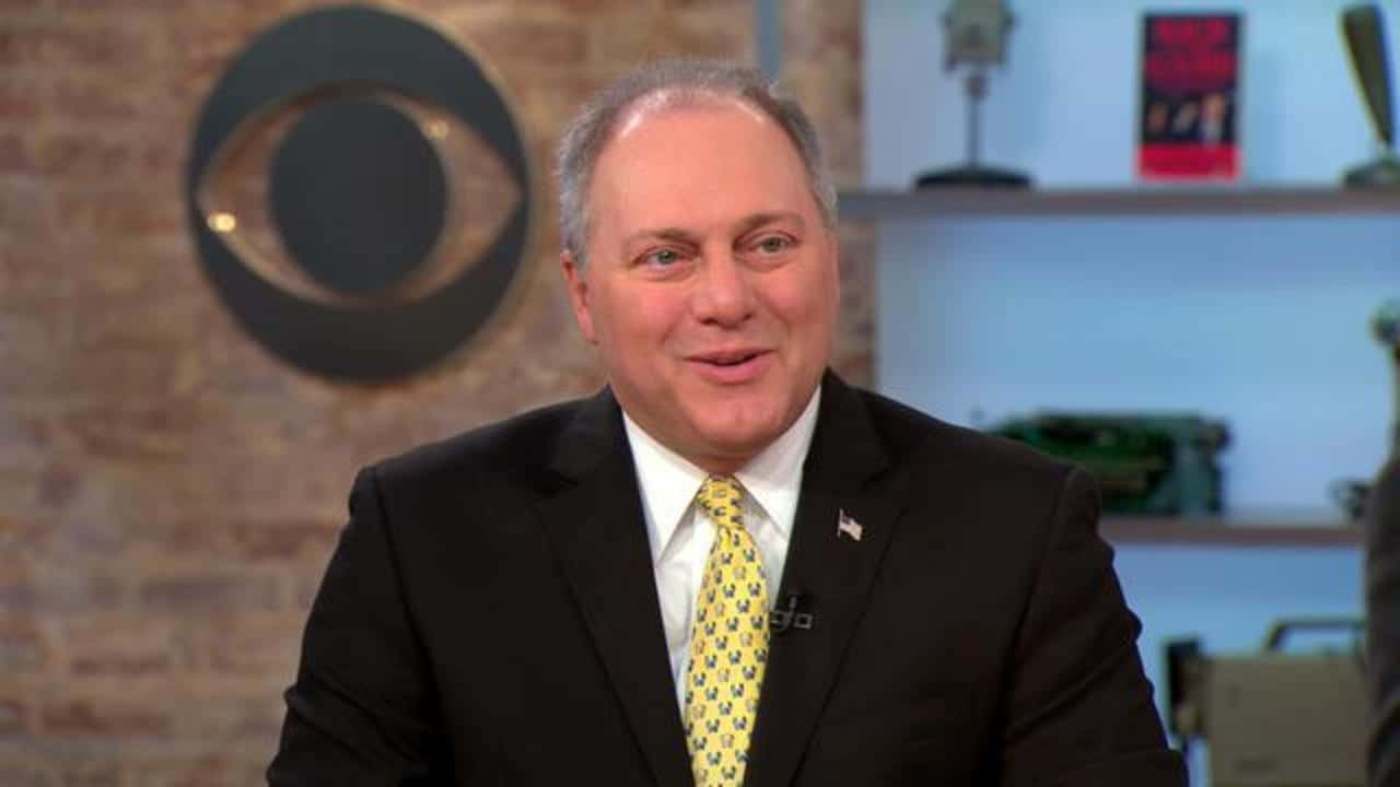 Steve Scalise Addressing The Media At Capitol Wallpaper