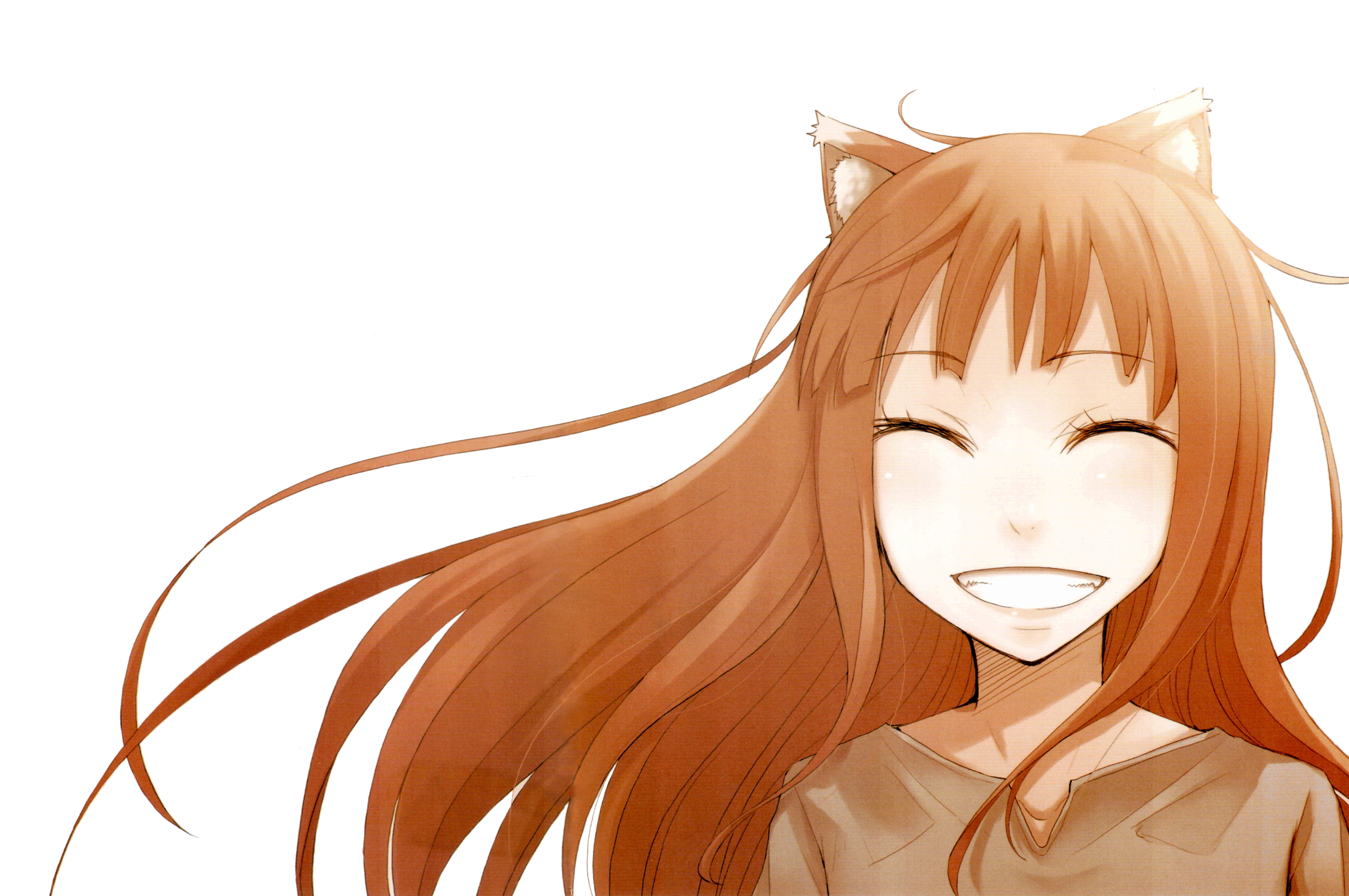 Spice And Wolf Holo Le Loup Sage Wallpaper