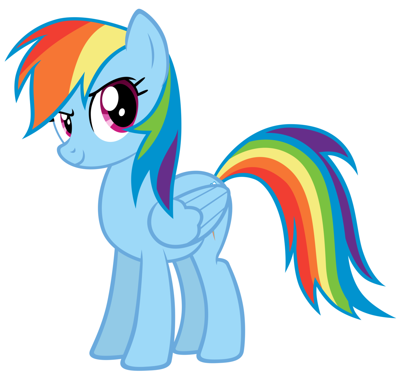 Rainbow Dash Epic Stance By Mrlolcats17