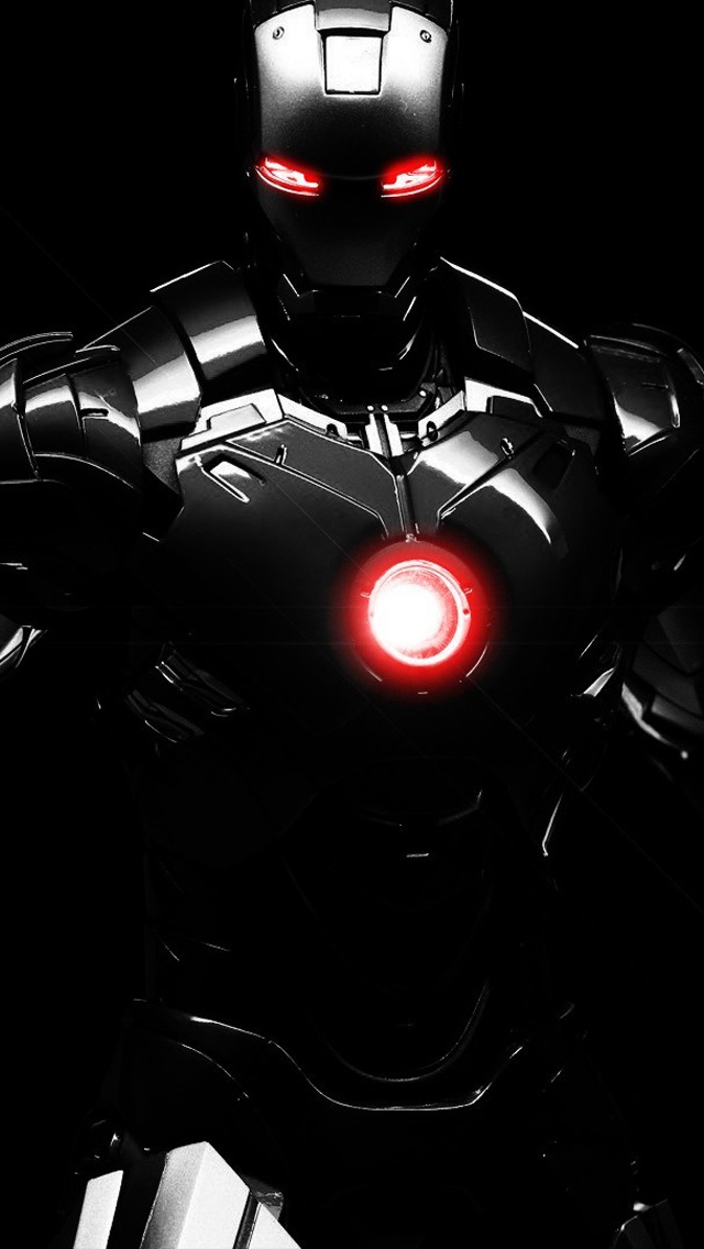 Dark Iron Man iPhone Wallpaper 5s 5c