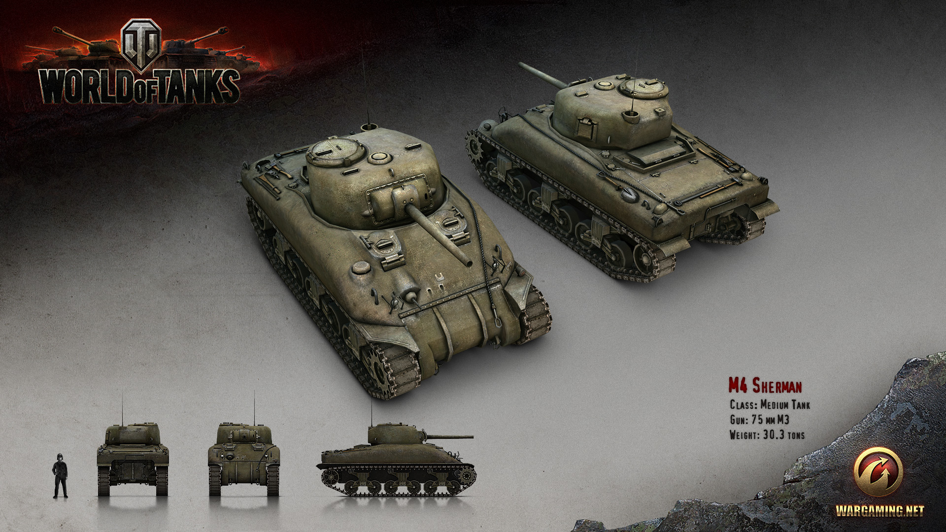 M4 Sherman Renders World Of Tanks