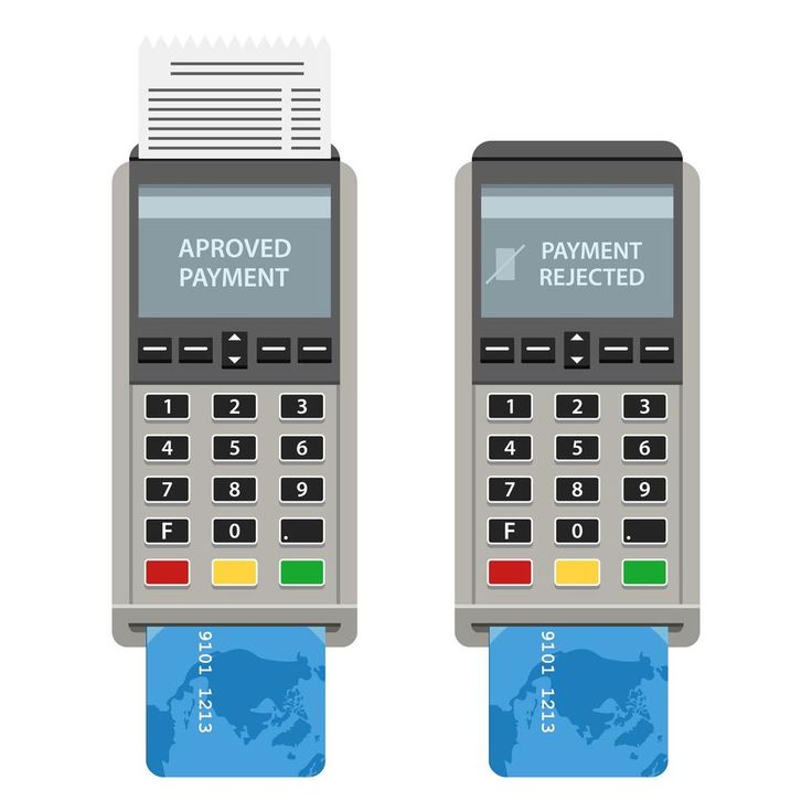 POS machines isolated Graphic design background templates Pos