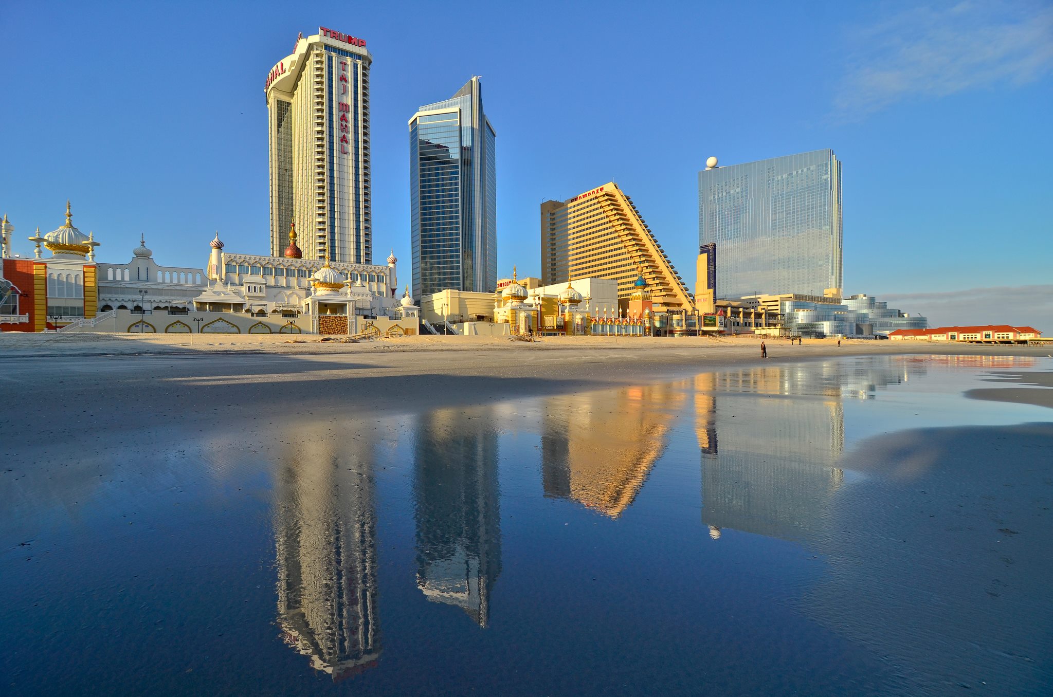 Atlantic City Hotels HD Wallpaper Background Image