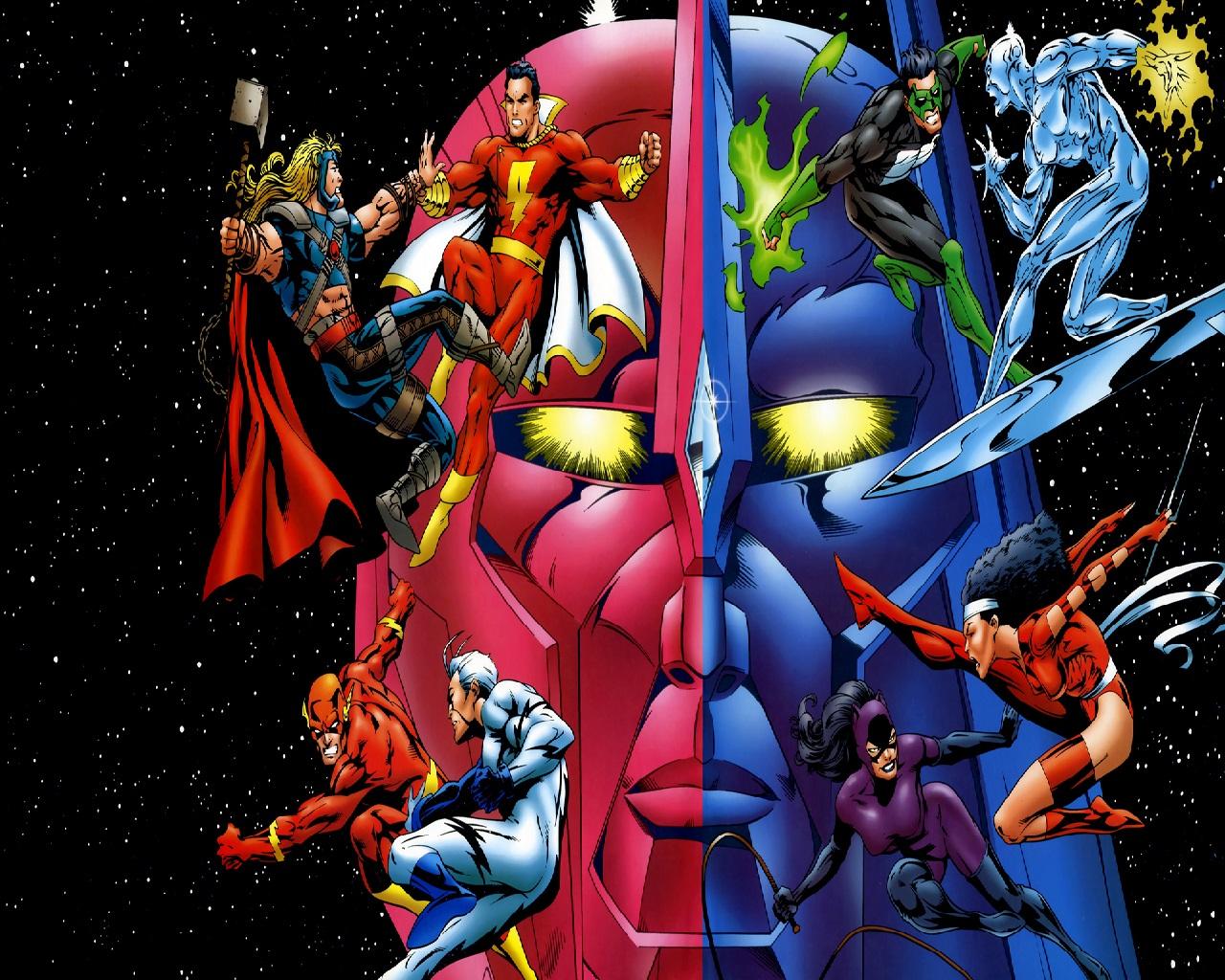 Dc Vs Marvel High Quality And Resolution Wallpaper On