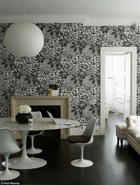 Marthe Armitage Wallpaper George Nelson And Tulip Chair