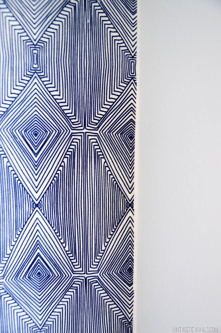 Diy Temporary Fabric Wallpaper Vintage Revivals