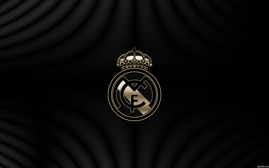 Real Madrid Logo Black And White Wallpaper 4