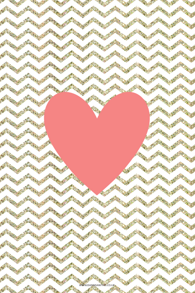 Coral Chevron Wallpaper Iphone