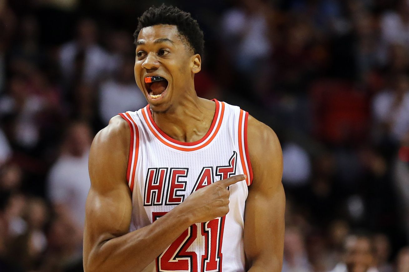 Hassan Whiteside Hits The Gym After Monster Game Versus