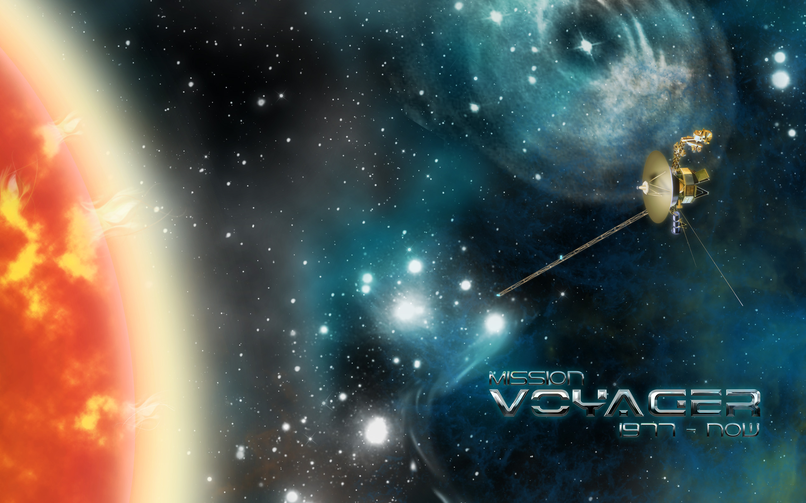 Voyager Probe Wallpaper By Bejusek