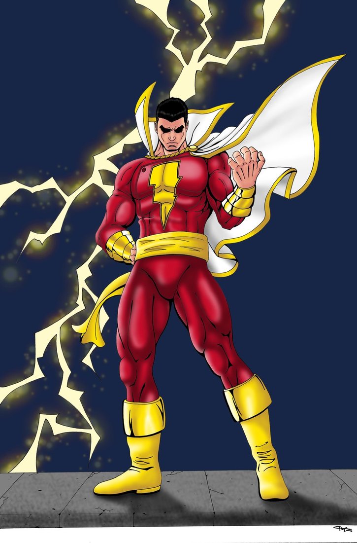 Eso2001 Deviantart Art Captain Marvel Shazam Colors