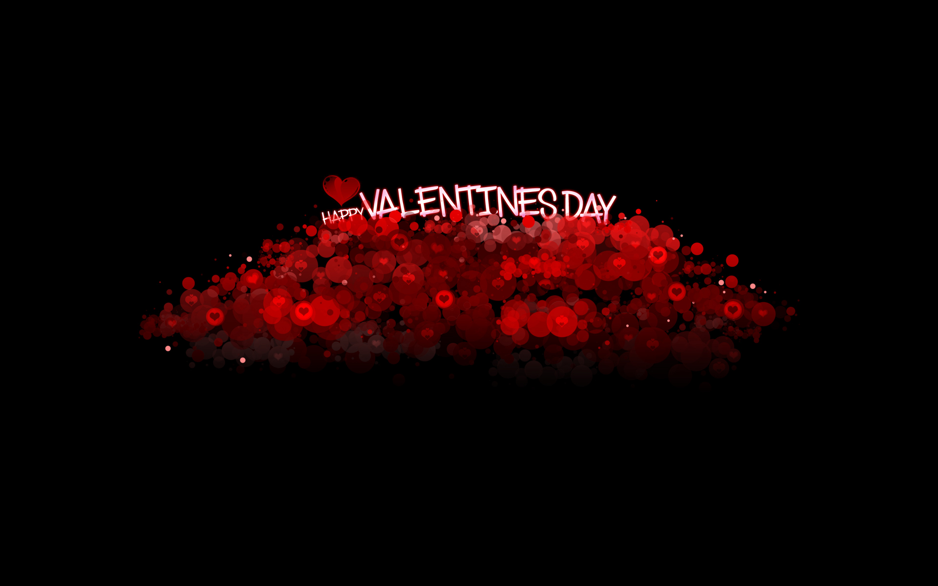 Red Heart Valentines Day Wallpaper