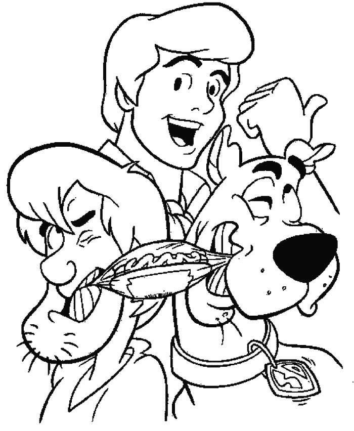 Scooby Doo Holiday Coloring S