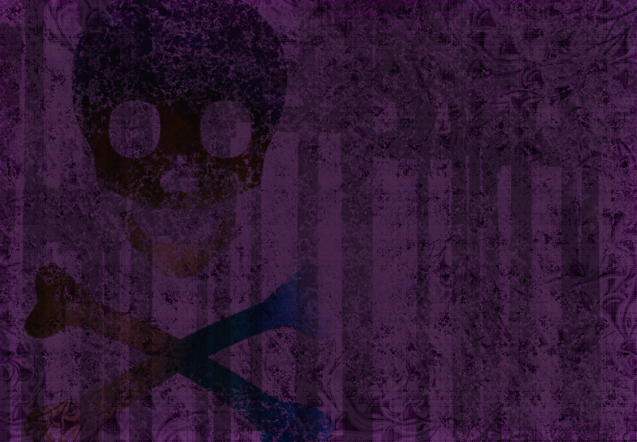 Purple Skull Wallpaper By Crazychocolate