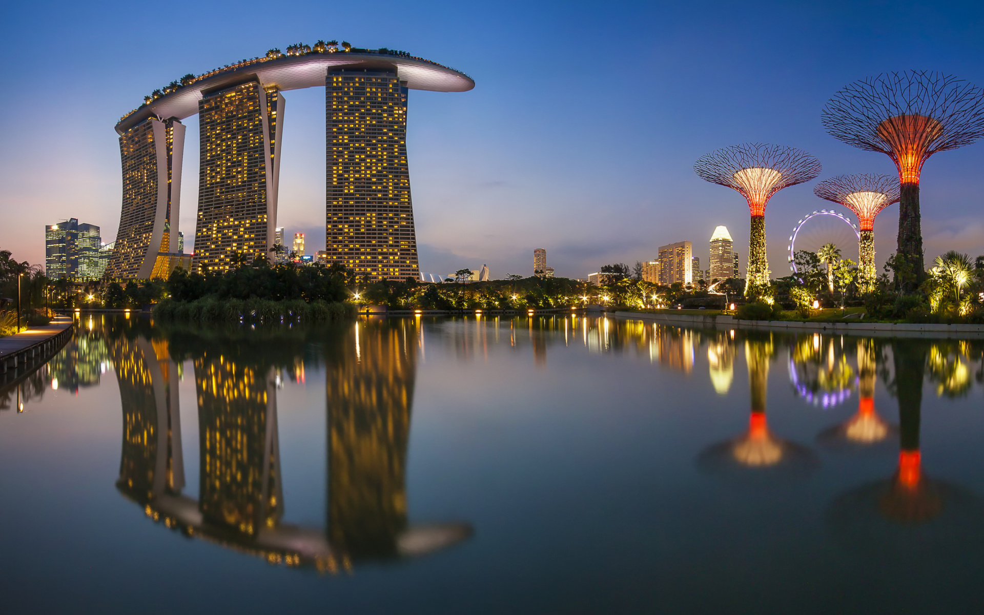 Singapore Marina Bay Sands Tower Wallpaper For Widescreen Desktop Pc