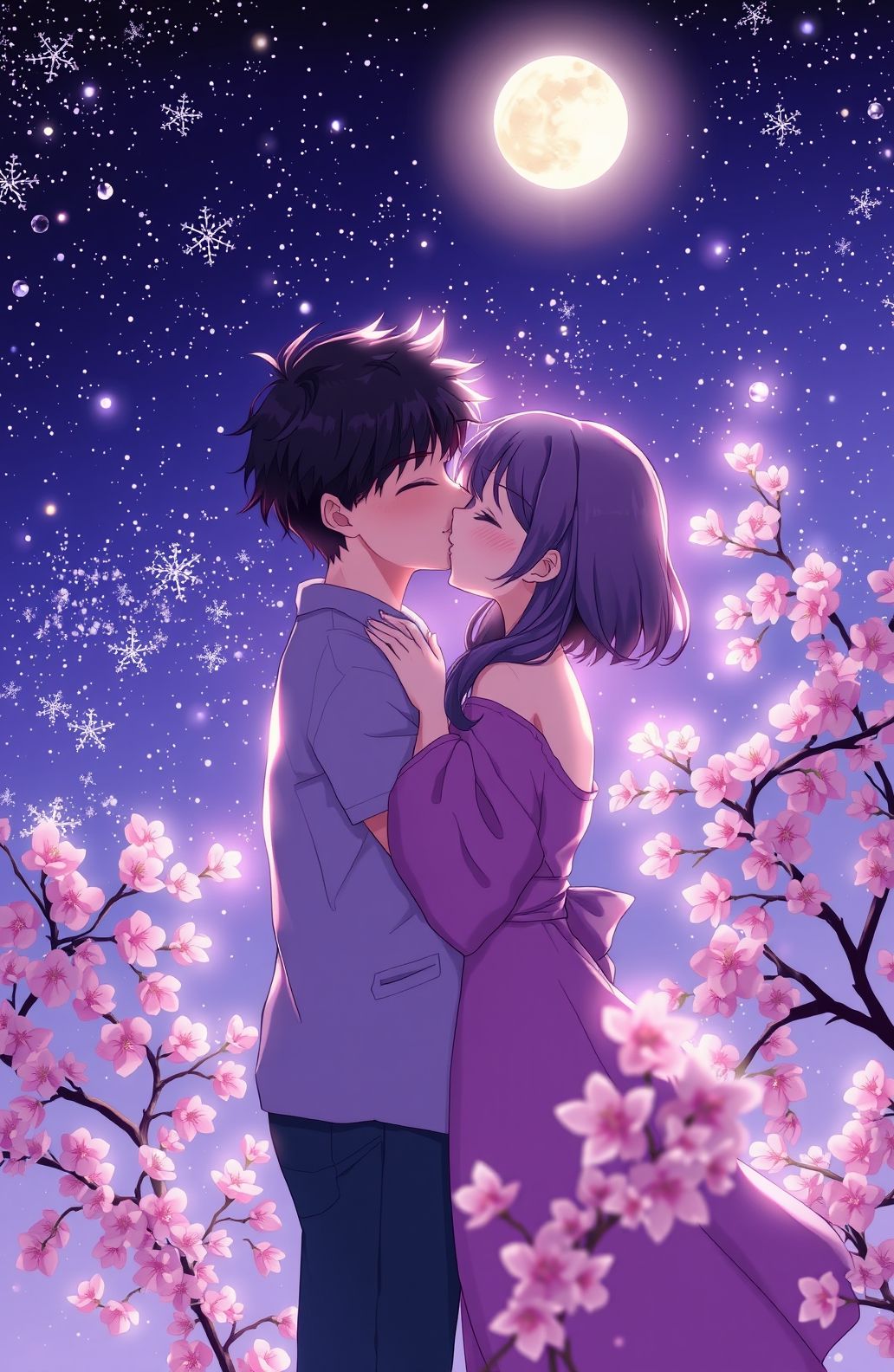 Anime Kiss Wallpaper