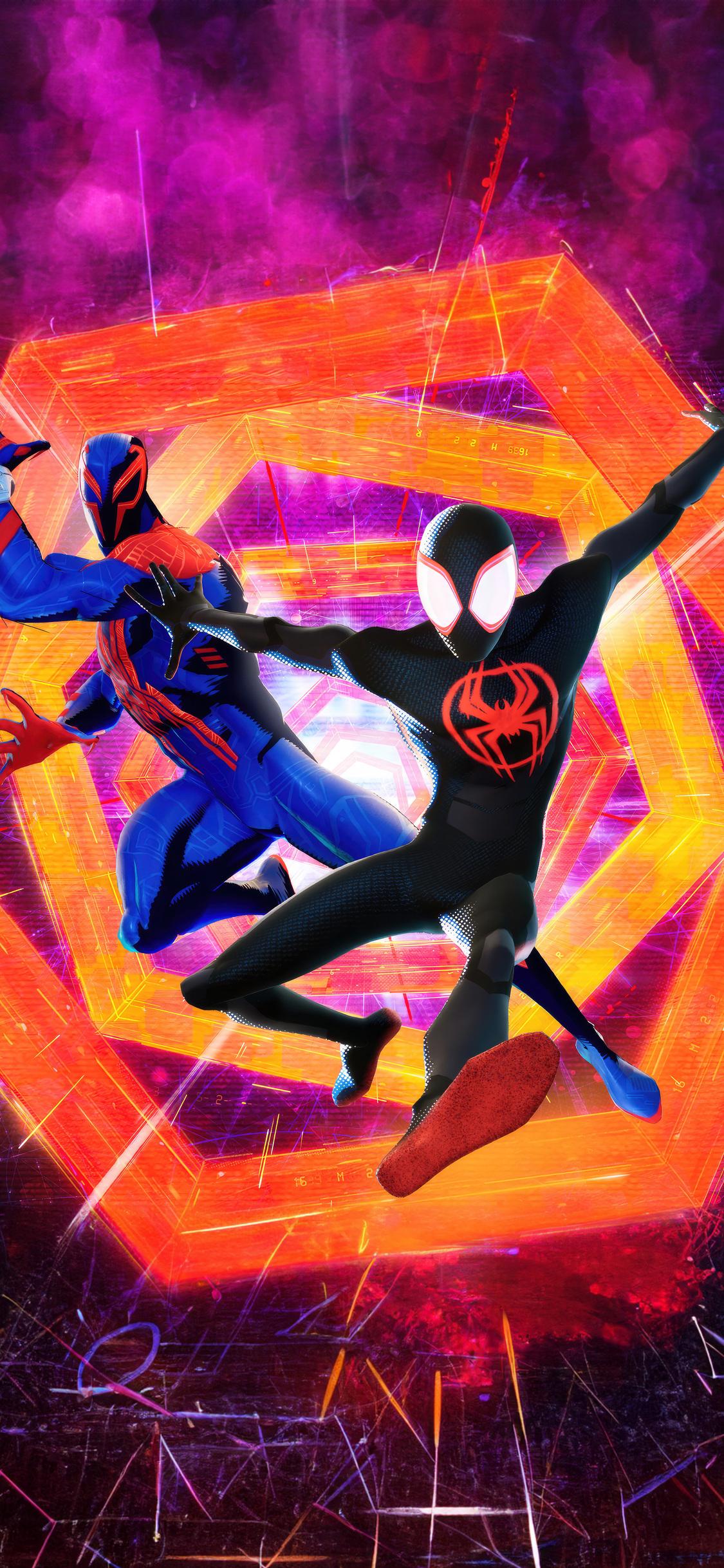 Free Download 1125x2436 Fortnite X Spiderman Across The Spider Verse 