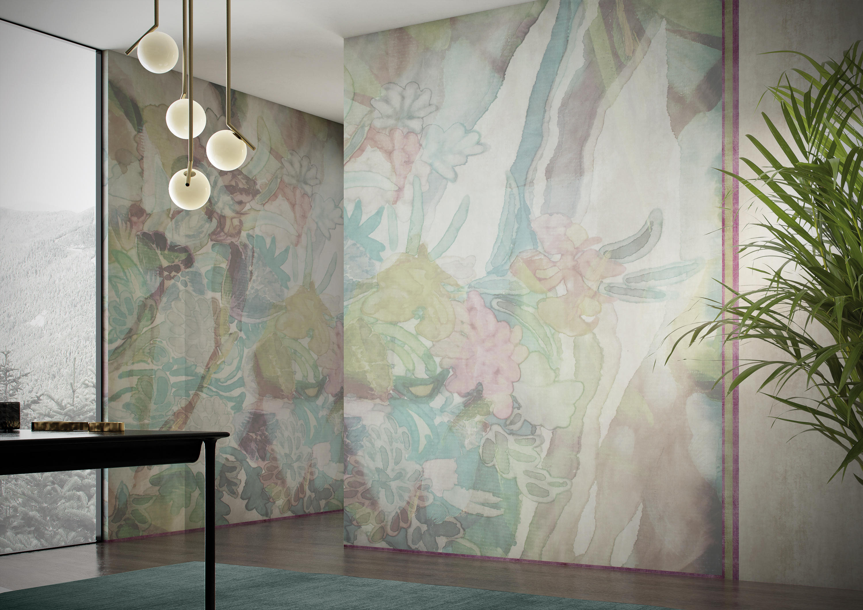 Foulard Breeze Bespoke Wall Coverings From Glamora Architonic