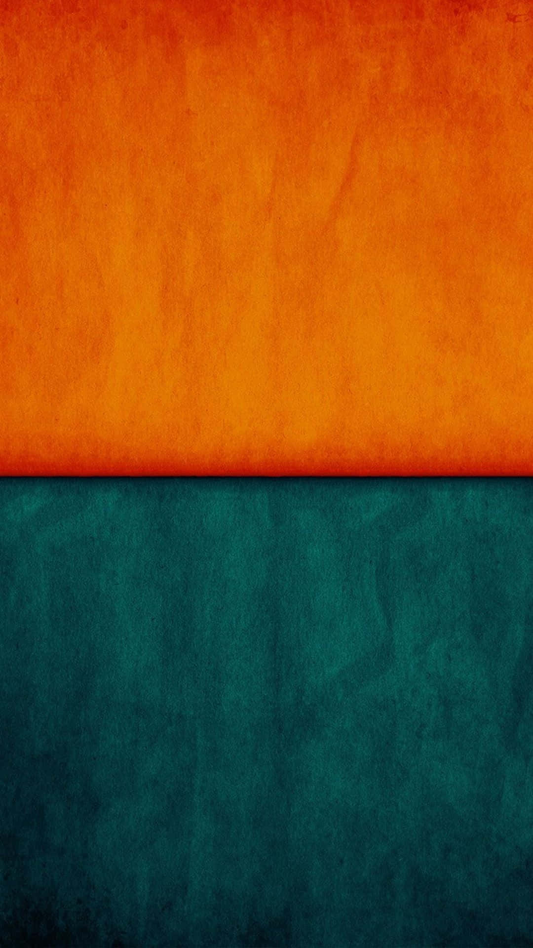 Orange And Teal Wallpaper