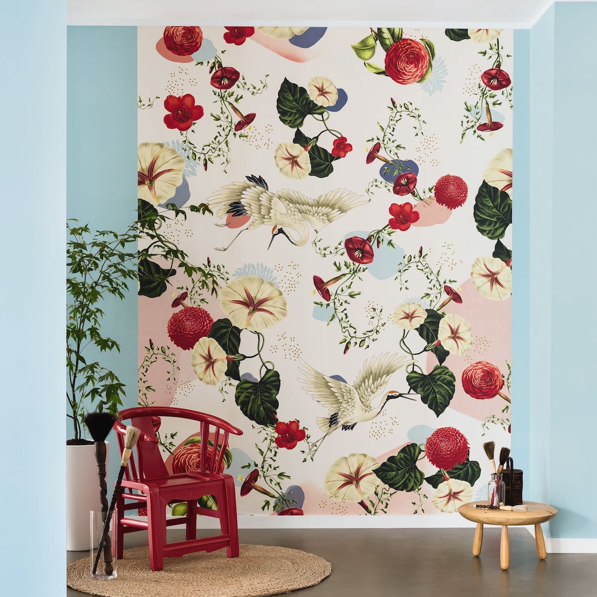 Tropical Birds Are The New Decorating Trend Ing To A Wall Near You