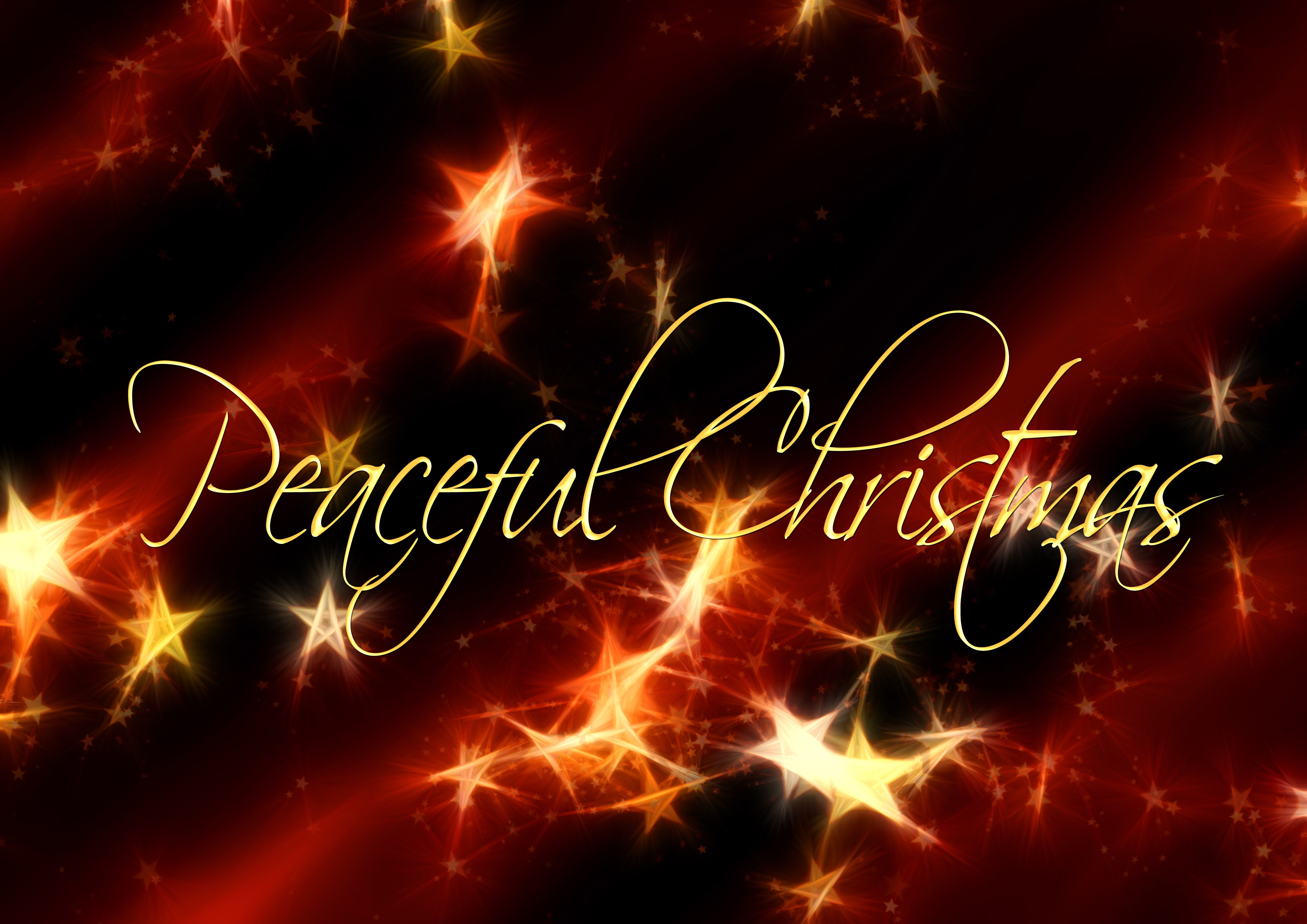 Peaceful Christmas Wallpaper Background Image