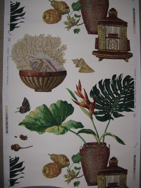 Boussac Of France Wallpaper One Triple Roll Jamaica Botanical Tropical
