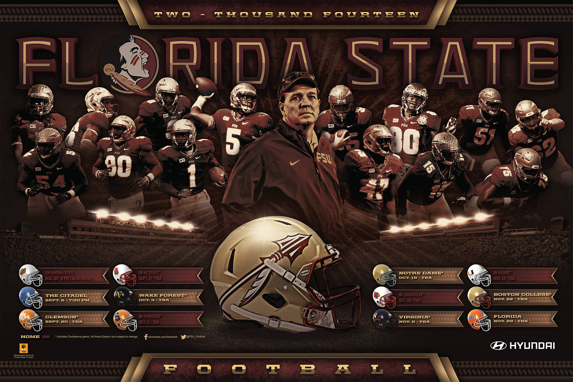 Sports Posters   Florida State Seminoles Official Athletic Site