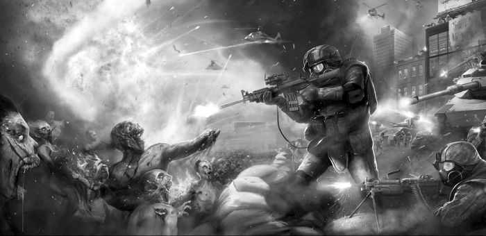 Master Chief In Black And White Background Wallpaper For